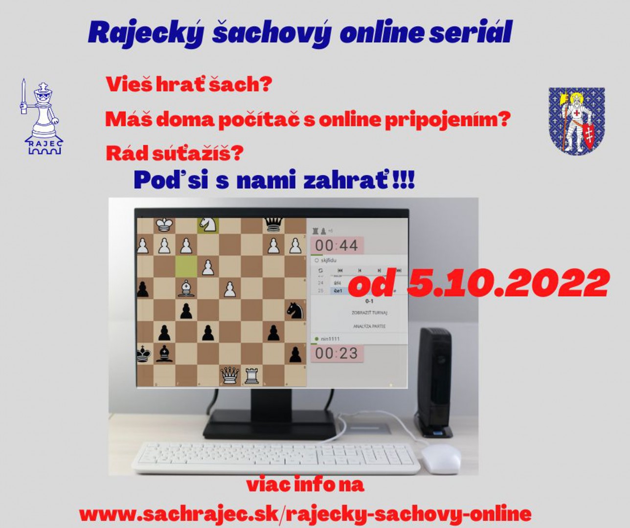 Plagát - Rajecký šachový online seriál (JPG)